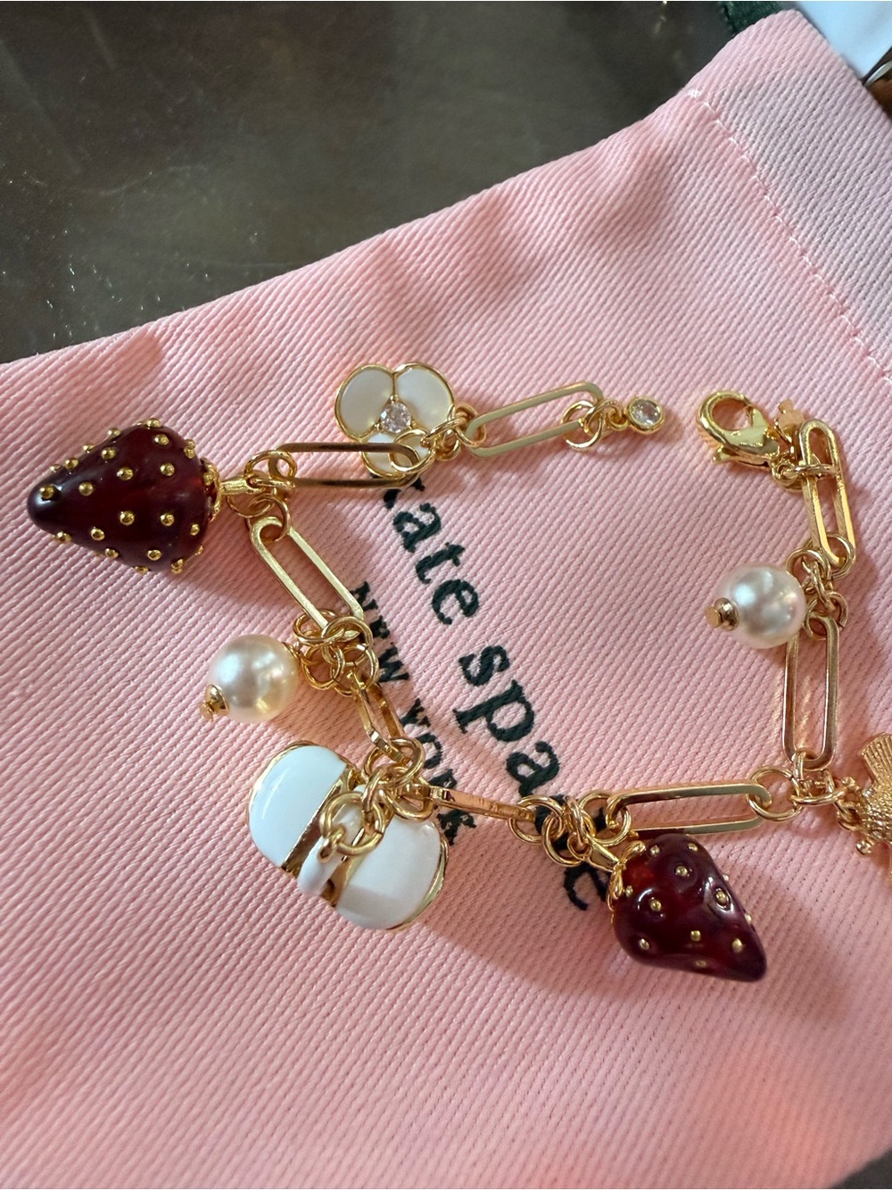 Kate Spade Gold Charm Bracelet